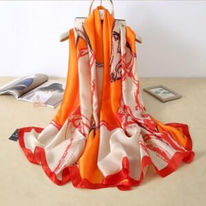 Big Shawl with Animal Horse