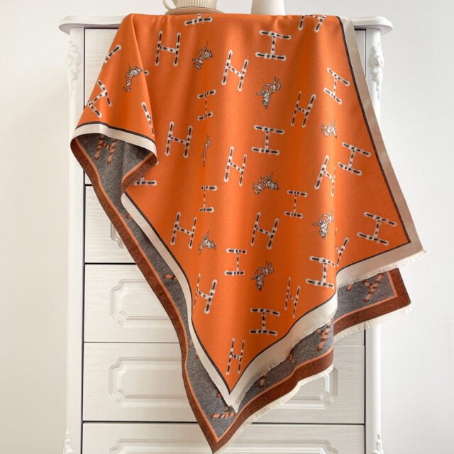 Scarf Shawl Warm Color-Blocked for Women New Style