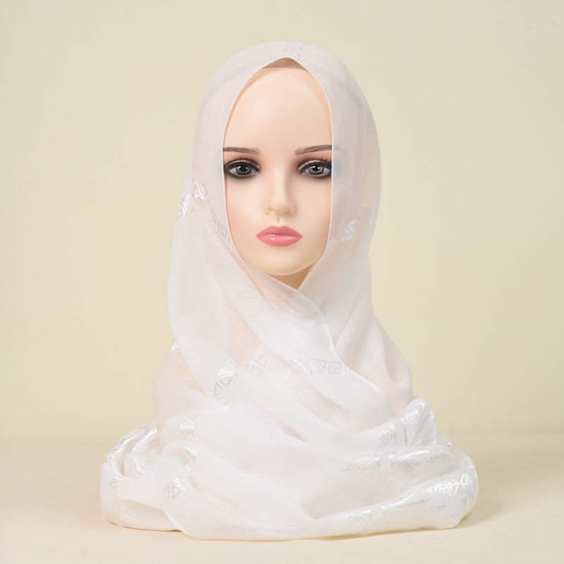 SKU 属性图_02 Cotton Lady Scarf Spring and Autumn Thin Silk Women Hijab - Image 3
