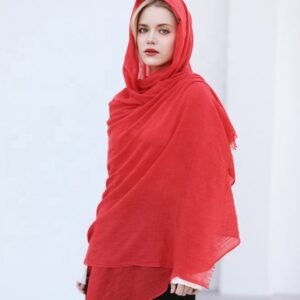 Soft Solid Color Scarf Muslim Women Hijab
