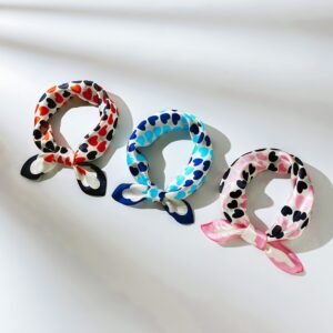 Silk Scarf Hair Band with Soft Apply to Four Seasons