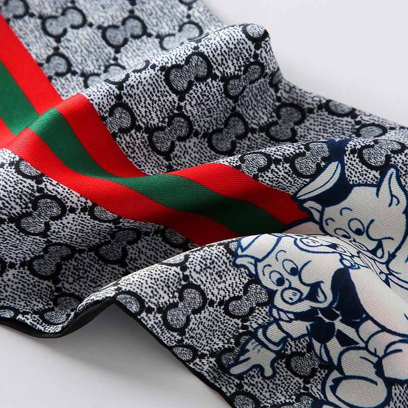Women's Printed Fashion Thin Narrow Long Silk Scarf 描述图 07 20