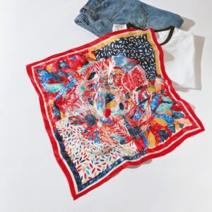 High Quality Printing Silk Square Scarf