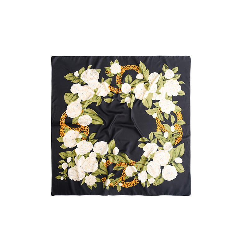 SKU 属性图_01 OEM Silk Scarfs for Women Stylish Shawls - Image 4