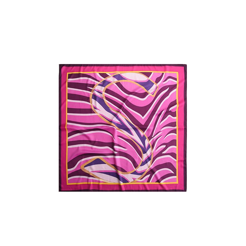 SKU 属性图_03 Silk Feeling Printed Square Scarf