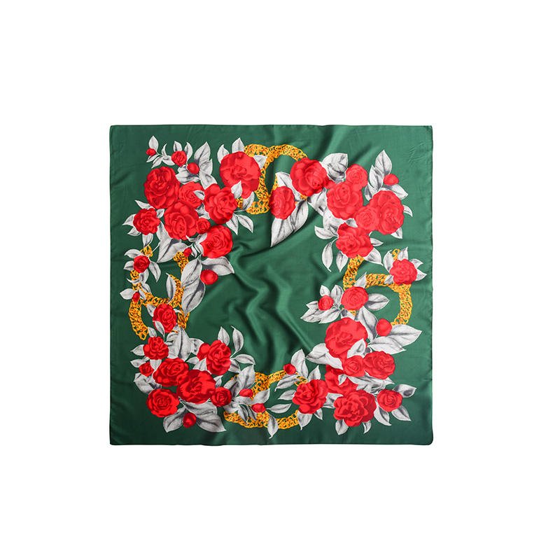 SKU 属性图_03 OEM Silk Scarfs for Women Stylish Shawls - Image 2