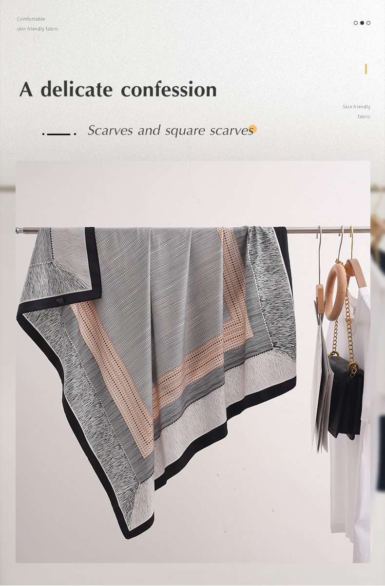 Retro New Style Scarf Soft 描述图 01 3