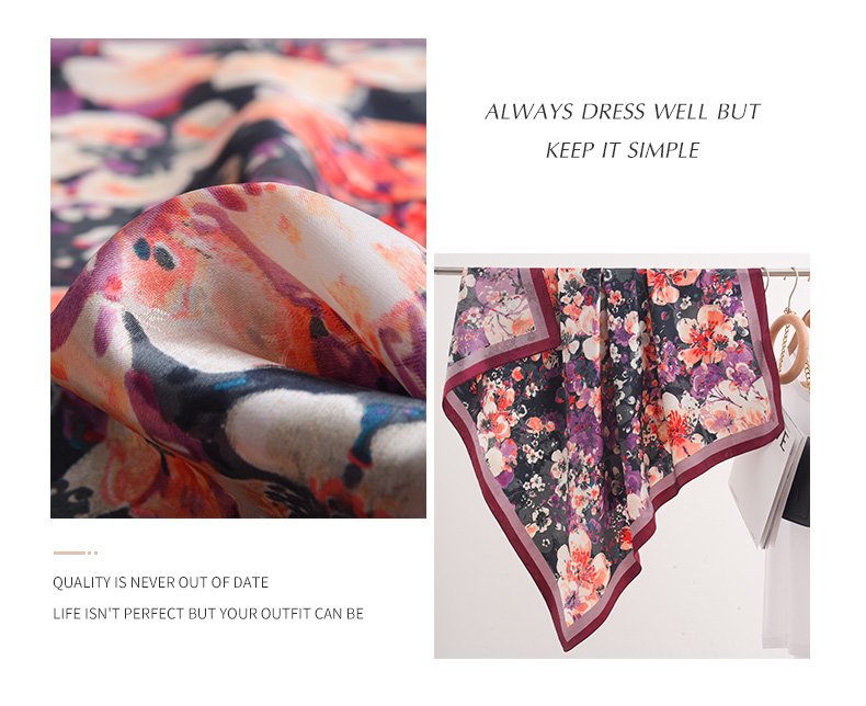 Large Edge Printed Silk Scarves 描述图 03 7