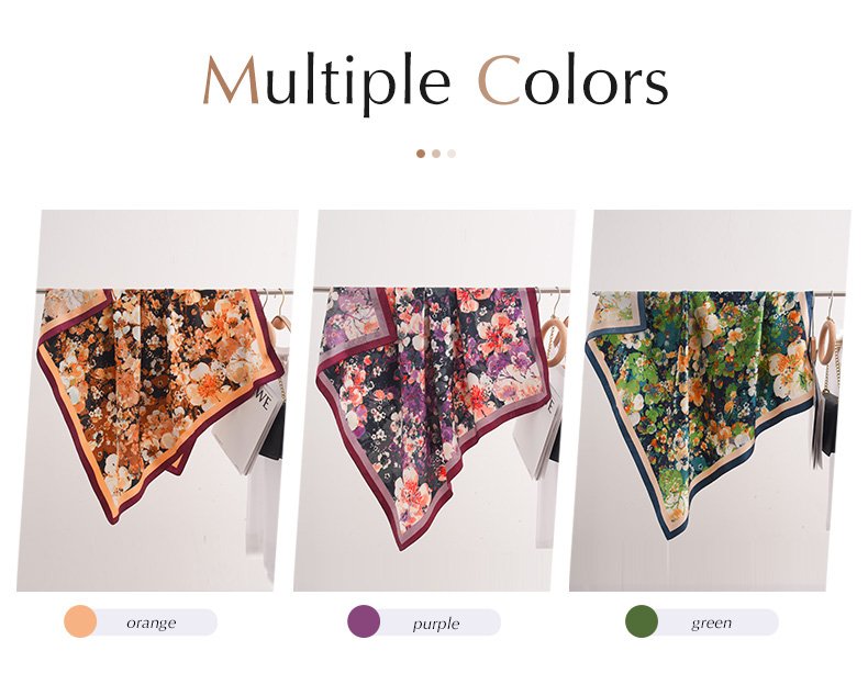 Large Edge Printed Silk Scarves 描述图 05 7